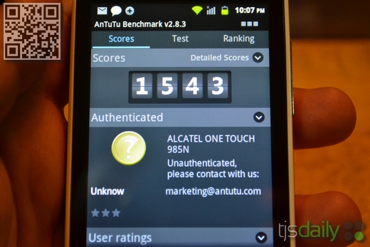 alcatel one touch 918n games